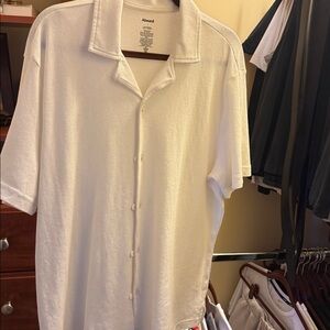 Abound Men's Classic White Button Down Shirt
